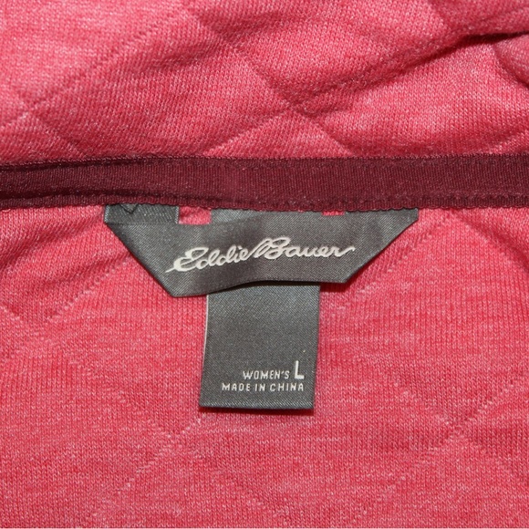 Eddie Bauer red/pink pullover (NWT) (size women’s L) - Picture 7 of 10